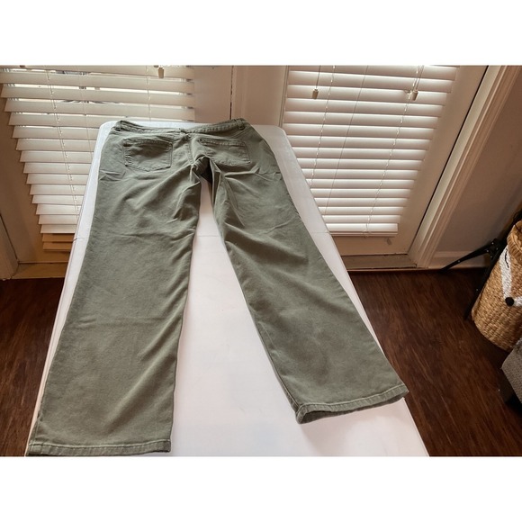 Olive‎ Green Pants Wide Leg Casual Everyday Trousers Size Unknown - Picture 7 of 9